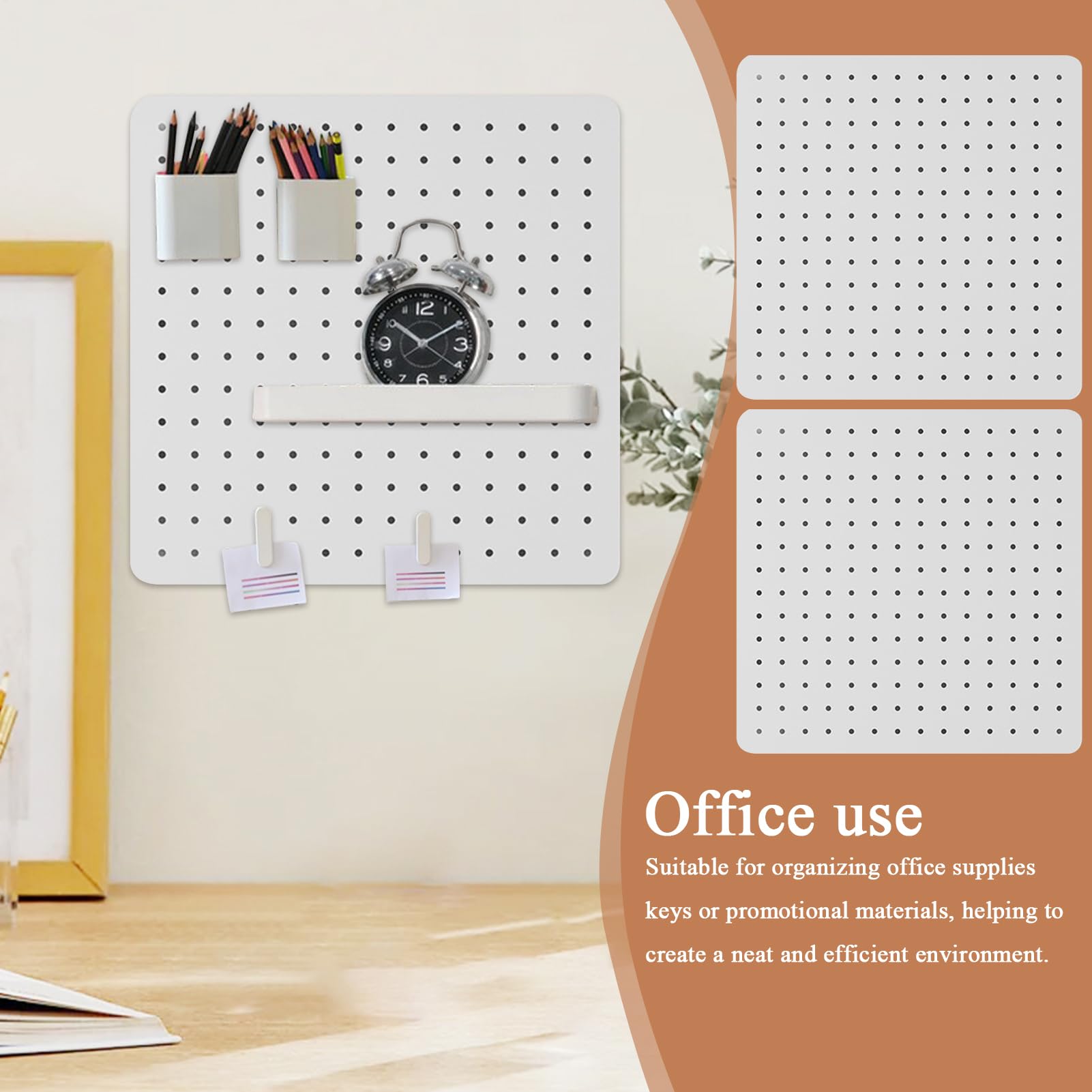 Pannelli Portaoggetti da Parete di Archiviazione per Scrivania Organizzata | Accessorio Decorativo per Attrezzi Cancelleria Oggetti Quotidiani