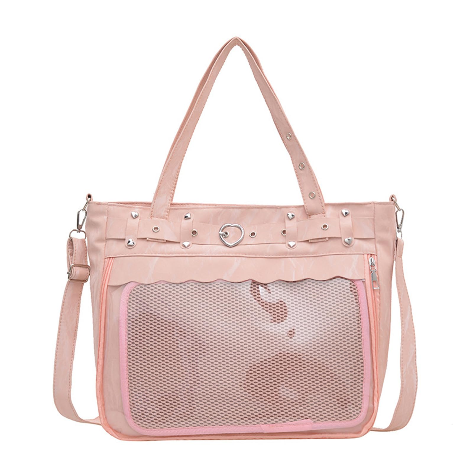 CAZSTYK Lightweight PU Crossbody Bag with Adjustable Strap Large Capacity Shoulder Bag for Daily Commute School Travel Adjustable Strap Purse