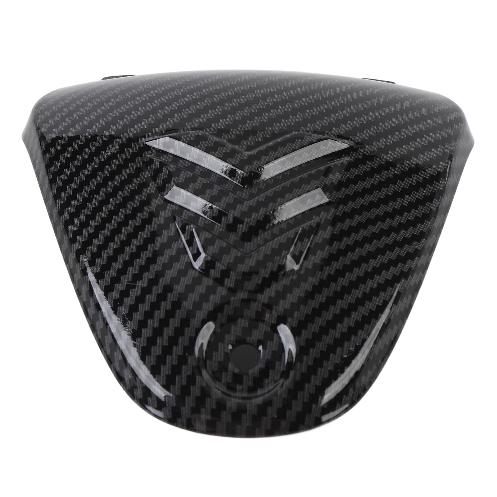 Cubierta Central Superior del Manillar de la Motocicleta Patrón de Fibra de Carbono Resistente a los Arañazos para XMAX 300 2017 a 2022
