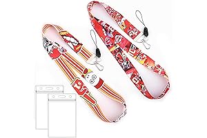 Football Sports Kansas Lanyard City Chiefs with ID Holder (2 Pack) For Key String Wallet