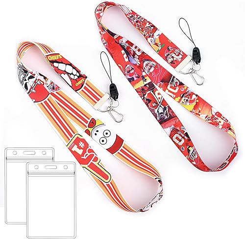 Miniatura 1 de Babymiu Cordón deportivo de fútbol con soporte para identificación (paquete de 2) para cartera con llavero. Regalos de fútbol Merchandising