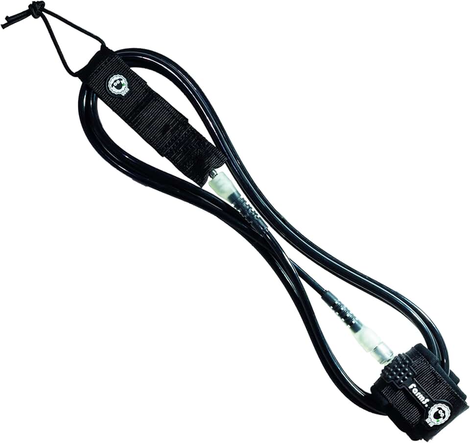 leash estrepe cordinha farms 6 pés 6mm regular para pranchas de surfe