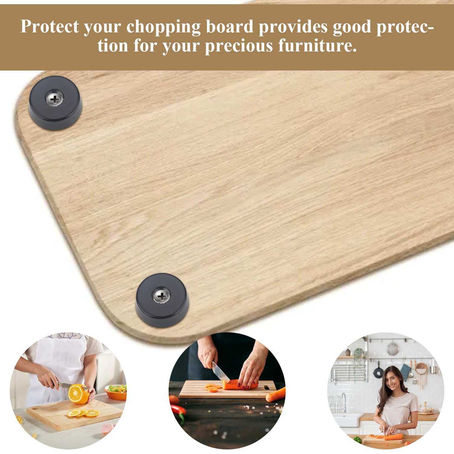 Piedini In Gomma In Offerta 20 Piedini In Gomma Per Taglieri - Foto 7