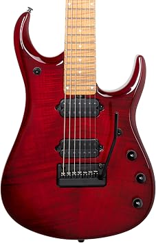 Ernie Ball Music Man JP15 7 John Petrucci Signature جيتار كهربائي بسبعة أوتار - Red Tide