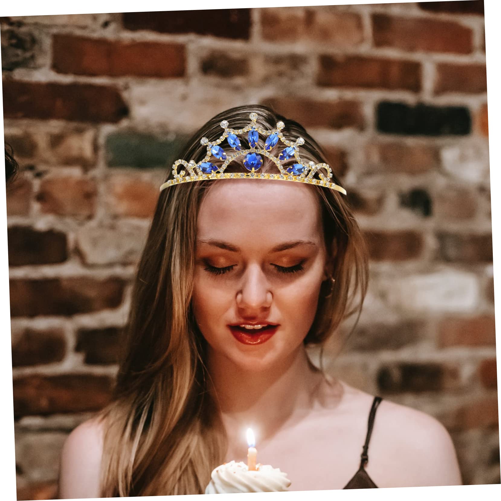 GALPADA 5piezas De Para Diadema Elegante De Rhinestone Para Bodas y Cumpleaños Accesorio De Fiesta Diseño Sofisticado y Para