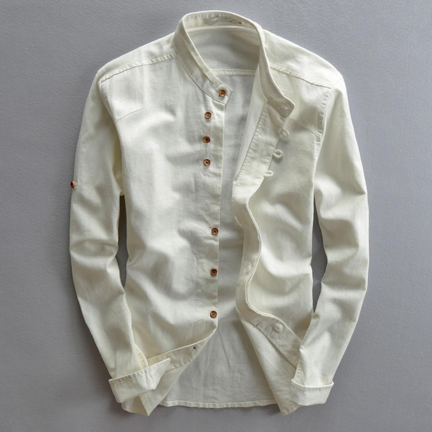 Soulona Shirt,Soulona Shirt, Premium Soft Linen Japan Style Shirts, Men's Button Long Sleeve Shirts