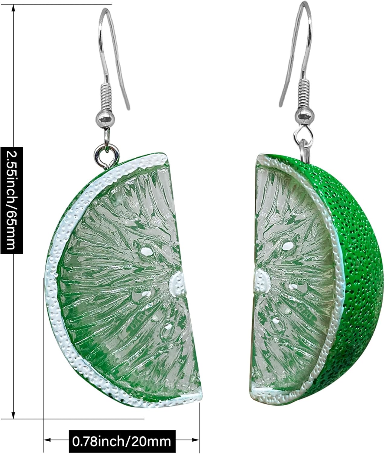 3D Lemon Earrings for Women Cute Lemon Tangerine Fruit Dangle Drop Earrings Statement Jewelry Gift - Image 2