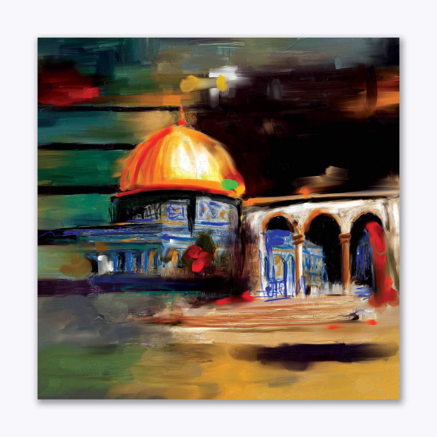 Tamatina Religious Art Canvas Paintings Masjid alHaram Islamic Art