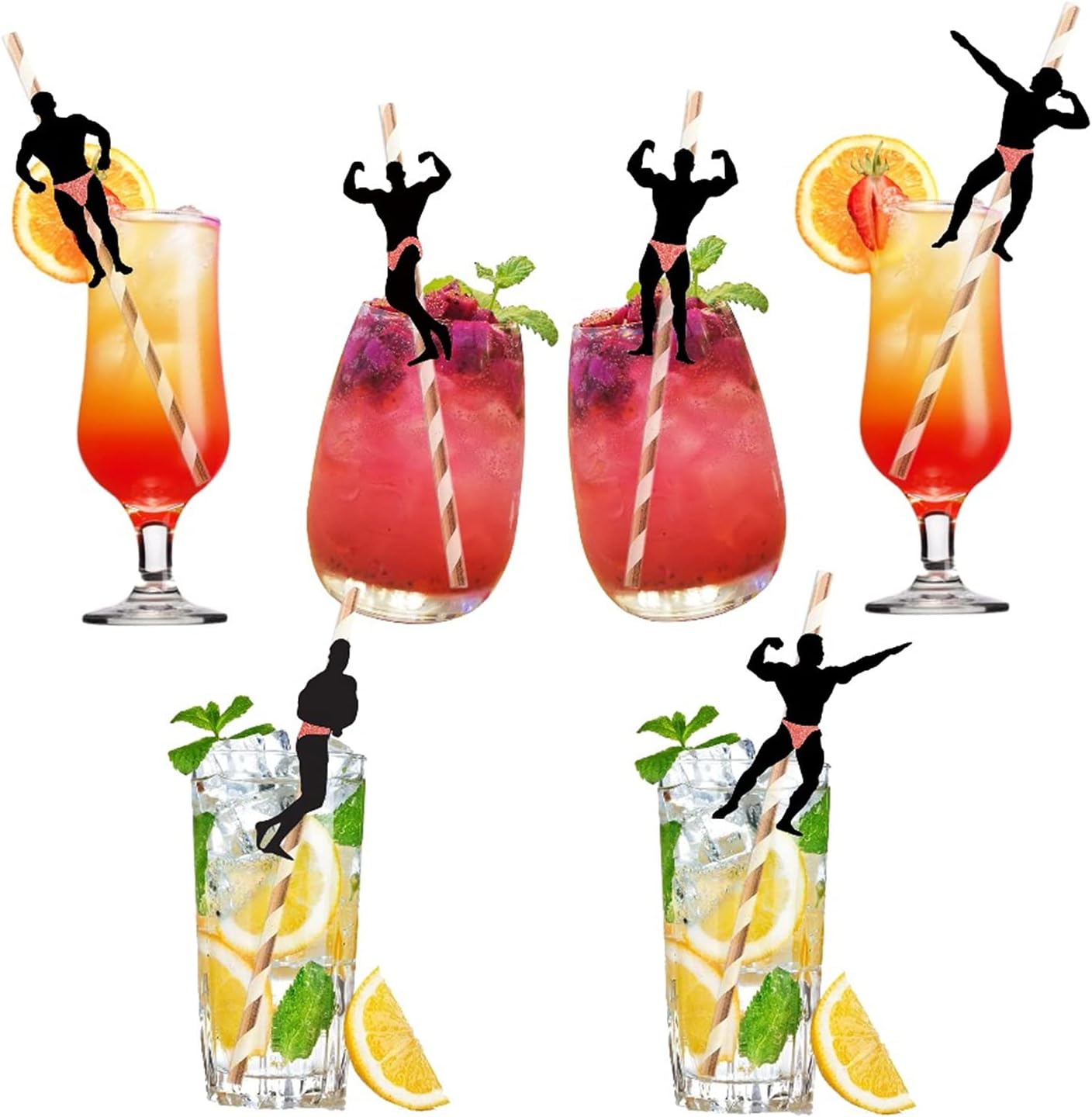 20 Fun Naughty Bachelorette Party Straws Birthday Party