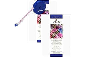 DMC Color Chart Card and Westlake Art Fabric Measuring Tape: A Comprehensive Embroidery Essential
