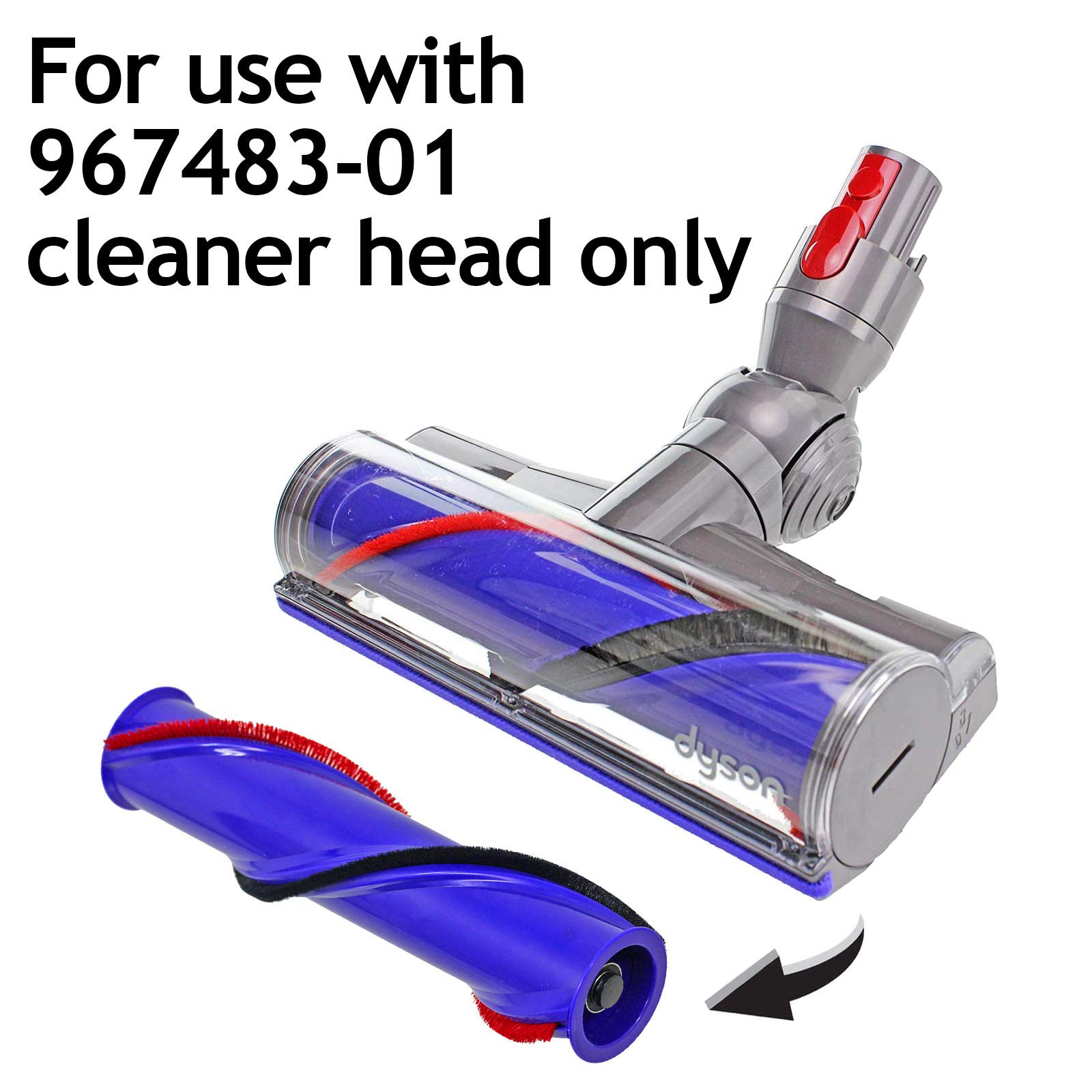 SPARES2GO Brushroll Bar, Vor- und Nachmotorfilter kompatibel mit Dyson V8 Animal Total Clean schnurlosen Staubsauger (237 mm)