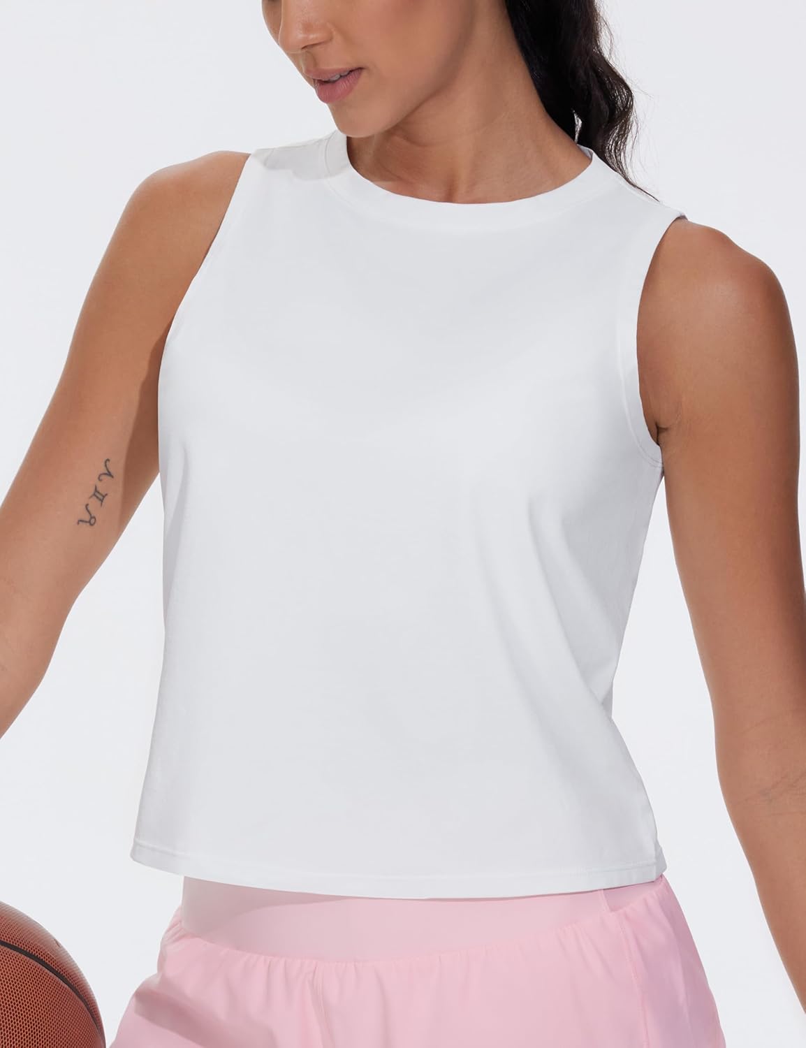 THE GYM PEOPLE Women's Workout Tank Tops 3 Pack Quick Dry Athletic Running Sleeveless Shirts - Image 2