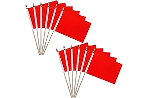 WEITBF 12-Pack Miniaturered Flag