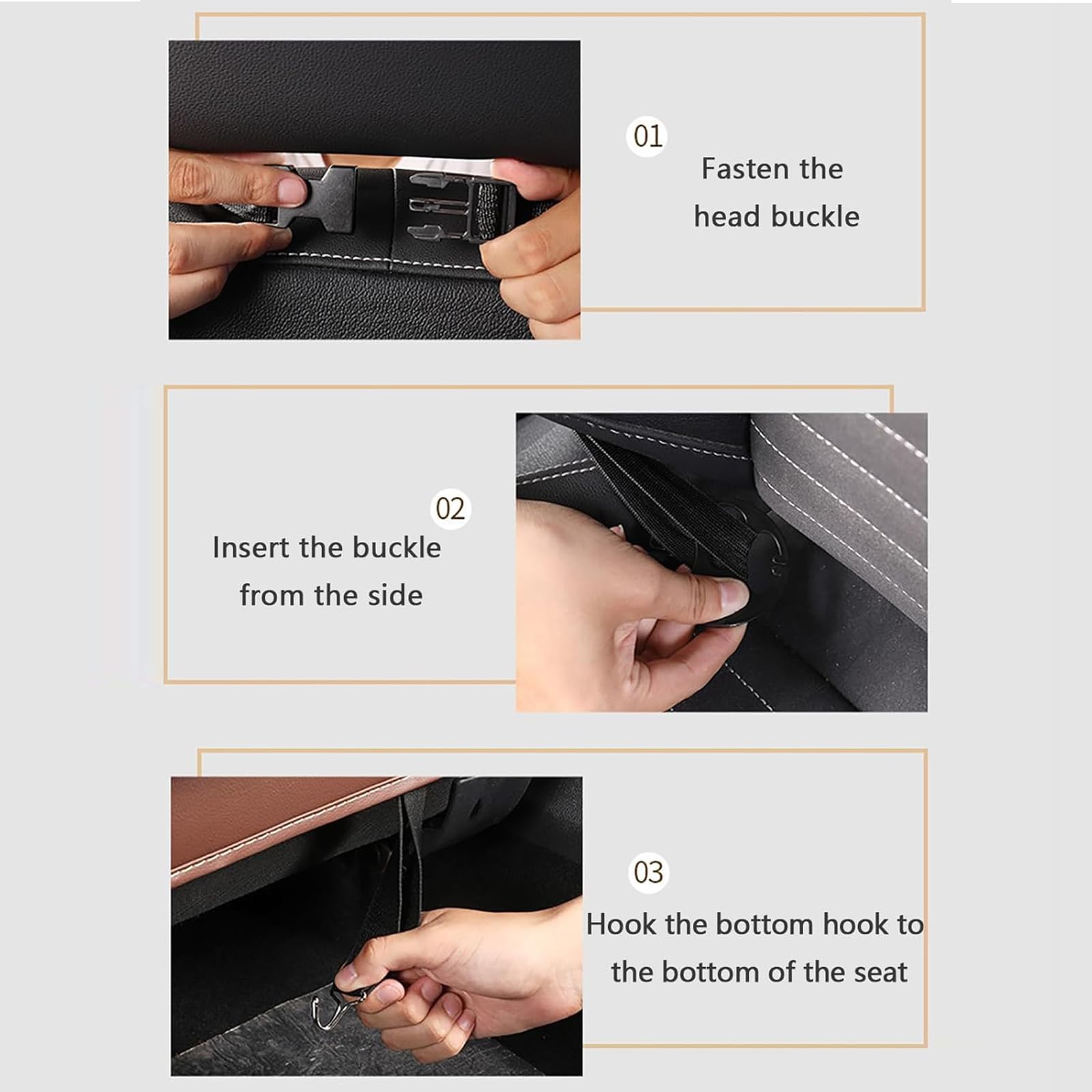 Organizer Protezione Sedile Posteriore Auto per Skoda Octavia Kamiq Karoq Kodiaq Superb Yeti Scout, Kick Mats con Tavolino Pieghevole Impermeabile con Borsa Portaoggetti Multifunzionale Accessori