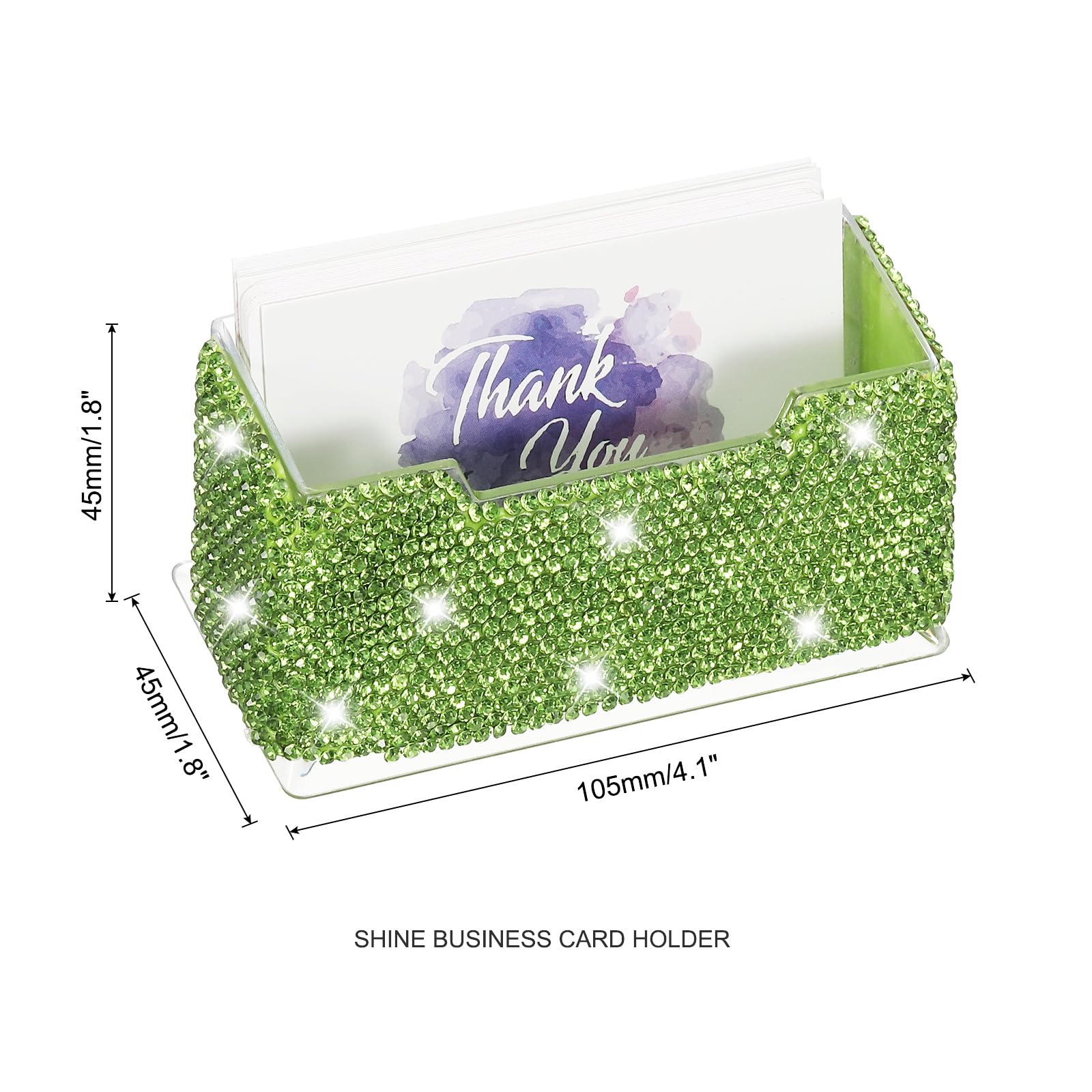 PATIKIL Rhinestone Business Card Holder - Image 2