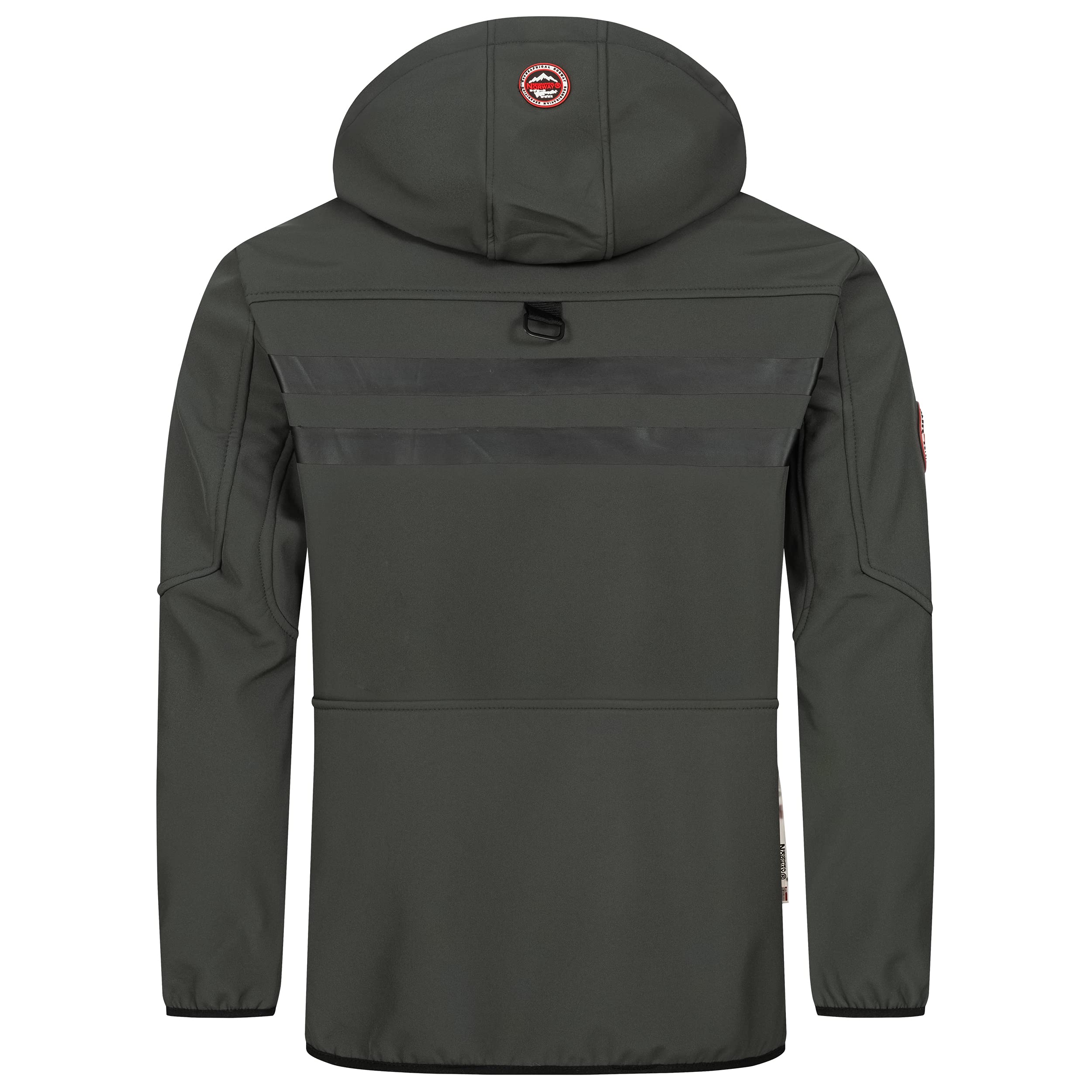 Geographical Norway Vantaa - Giacca sportiva da uomo in Softshell, Grigio 02, S