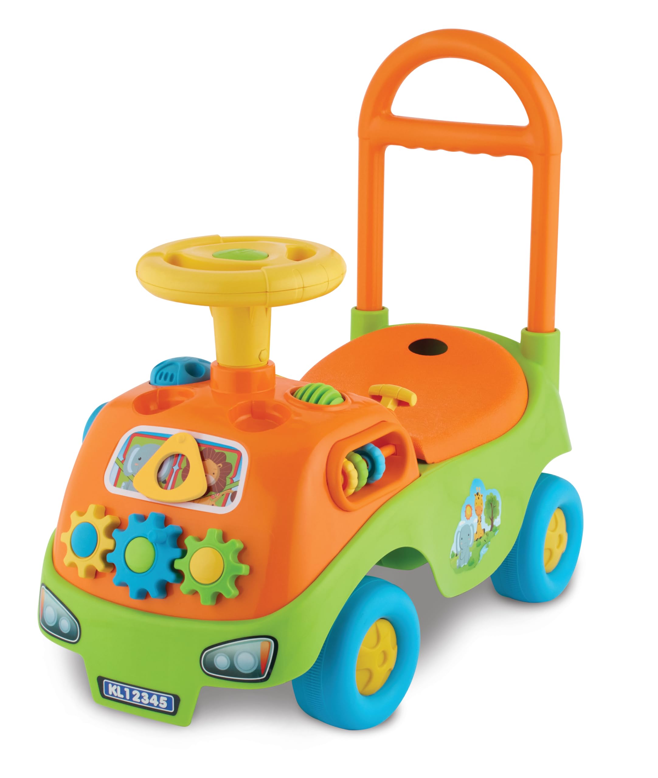 Kidoozie Funtime Activity Ride-on Ages 12-36 Months, Perfect for Toddlers, Ages 1, 2 & 3.