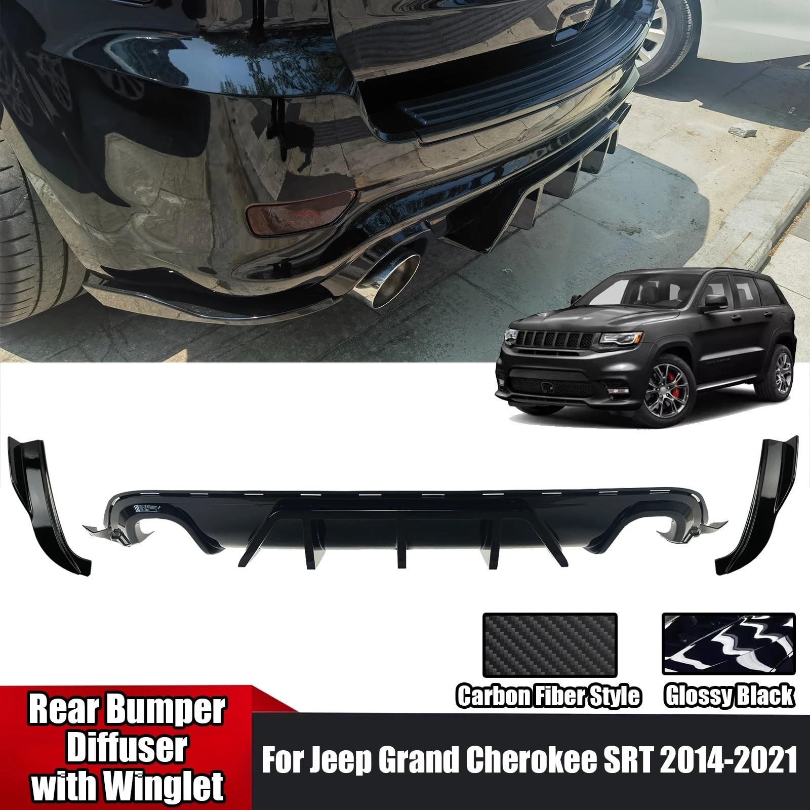Do Jeep Grand Cherokee SRT 2014-2021 Przedni zderzak