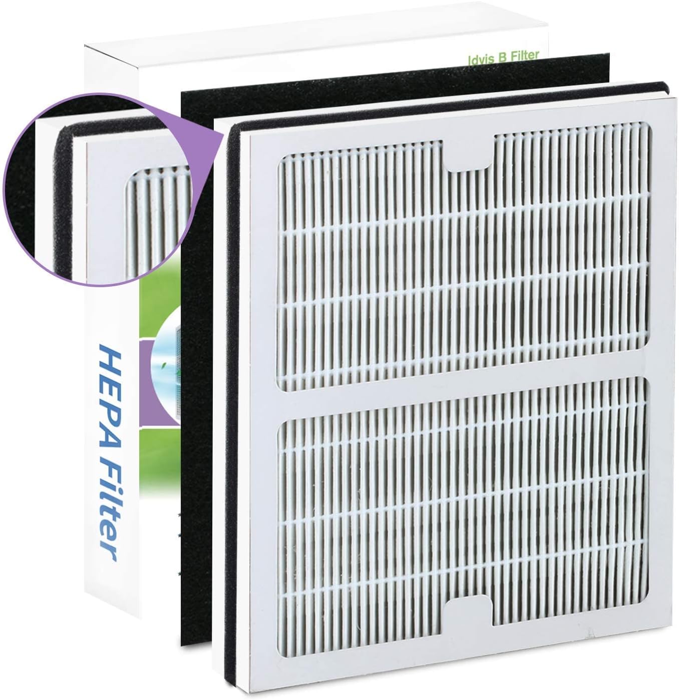 Replacement Idyllis Air Purifier Filter b Compatible with Idylis Air Purifier AC-2125,AC-2126, IAP-10-125, IAPC-40-140, IAP-10-150, IAP-10-05, IAF-H-100B Filter