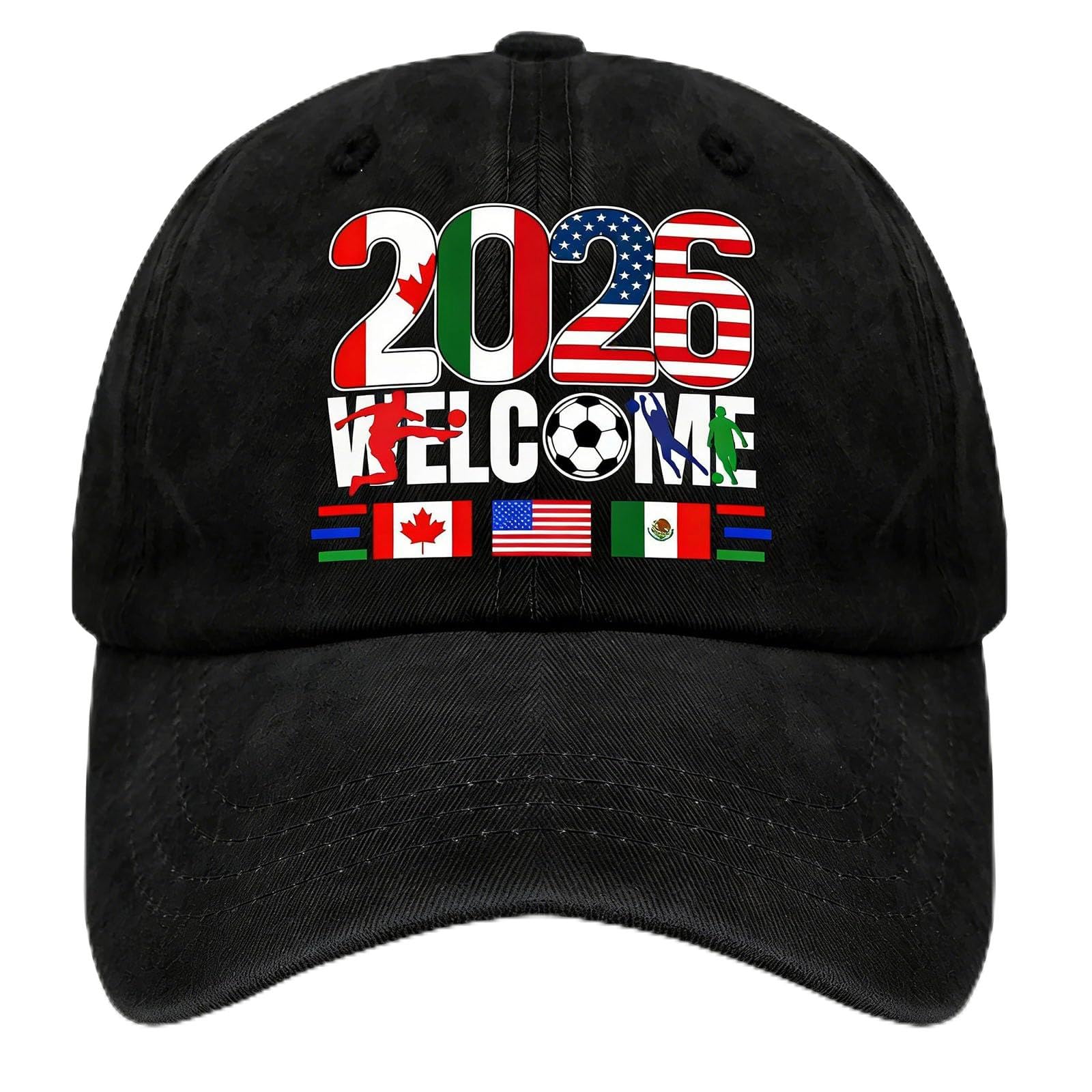 2026 Cup Hat, USA Canada Mexico World Cup Soccer Cap, Host Country Soccer Football Cap, Cotton Baseball Hat for Men Women — view 13