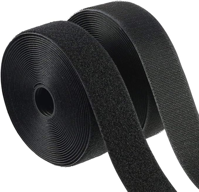 1.5 inch Wide 20 Feet Sew On Hook Loop Tape Roll Closeout Nylon Strips