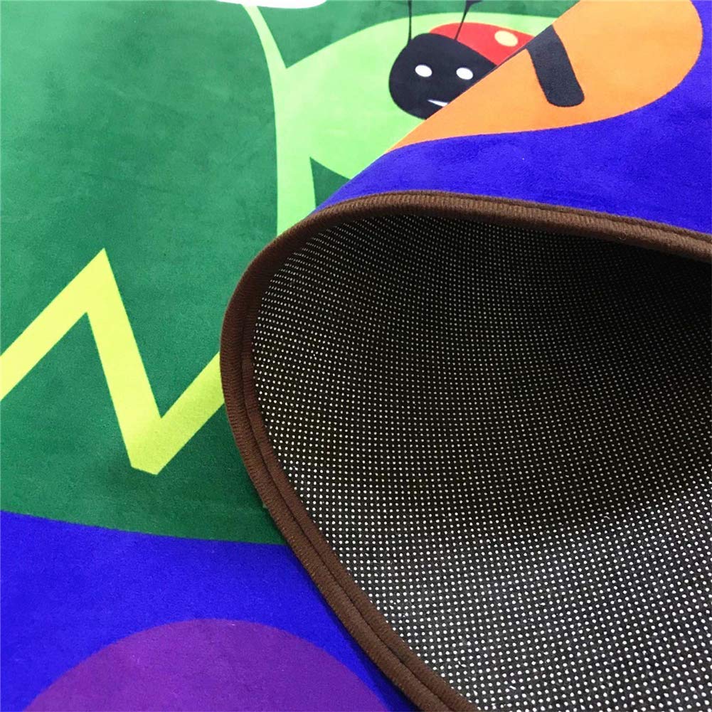 Tappeti Educativi Per Bambini Kids Play Mat Con Abc, Tappetini Da Gioco Non Scivolosi, Tappeto Playtime Sicuro E Divertente Per Bambini, Blu