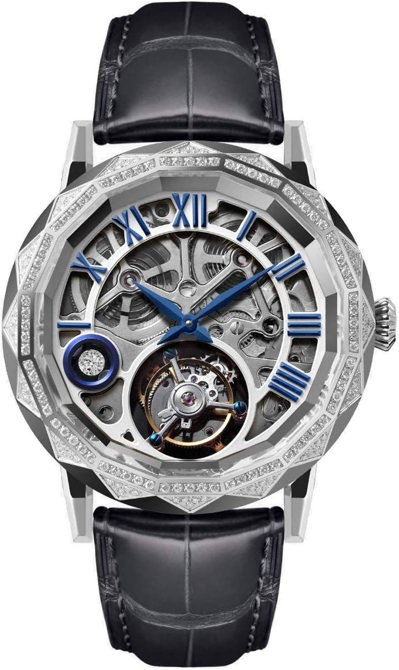 Memorigin Tourbillon Chandelier Series Unisex Watch Silver