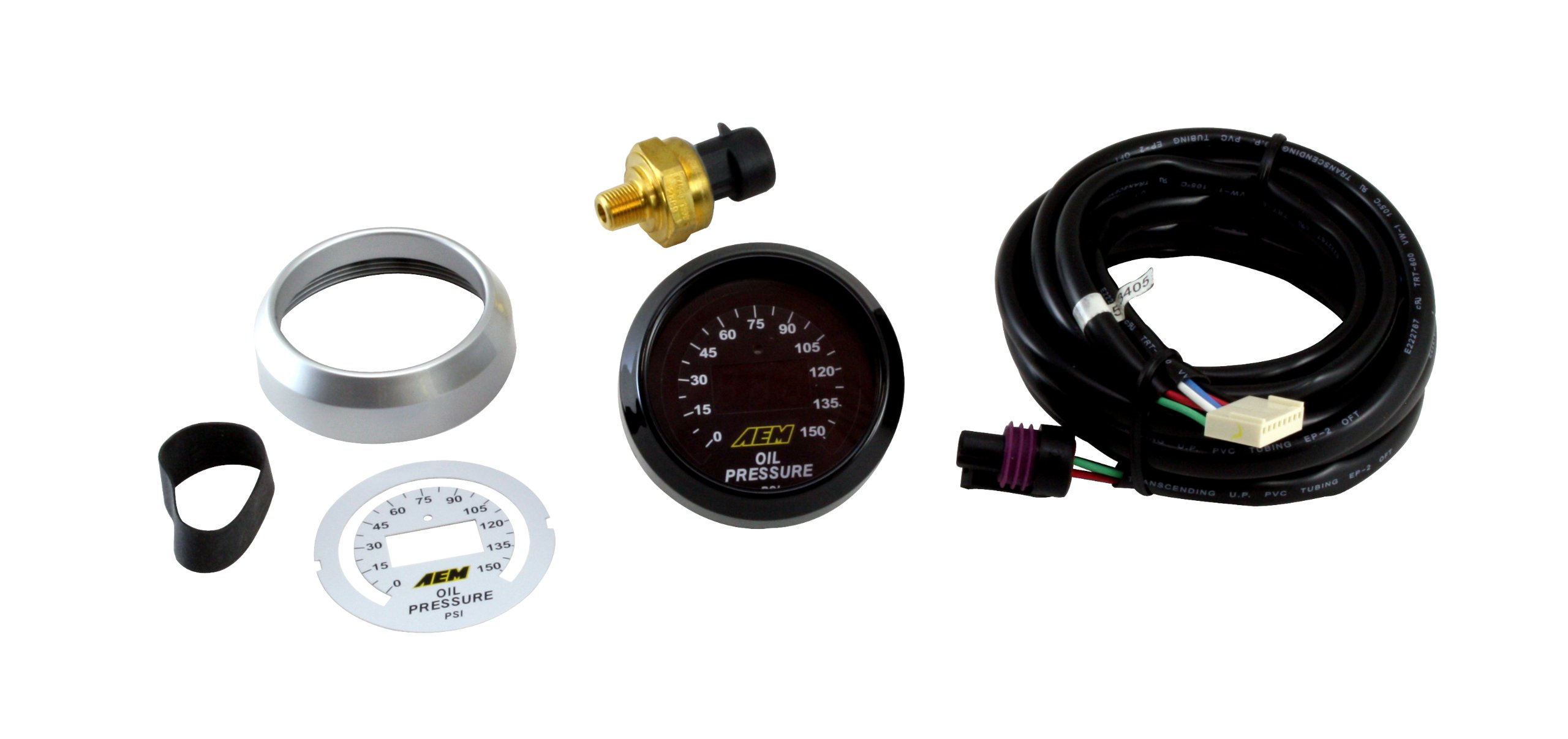 AEM 30-4407 0-150 PSI Oil Pressure Gauge