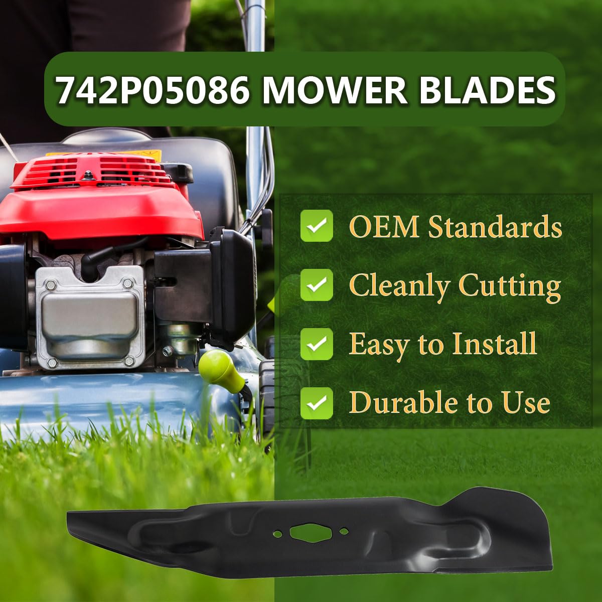 Amazon.com : 742P05086 Ultra High-Lift Bagging Blade Set for 54
