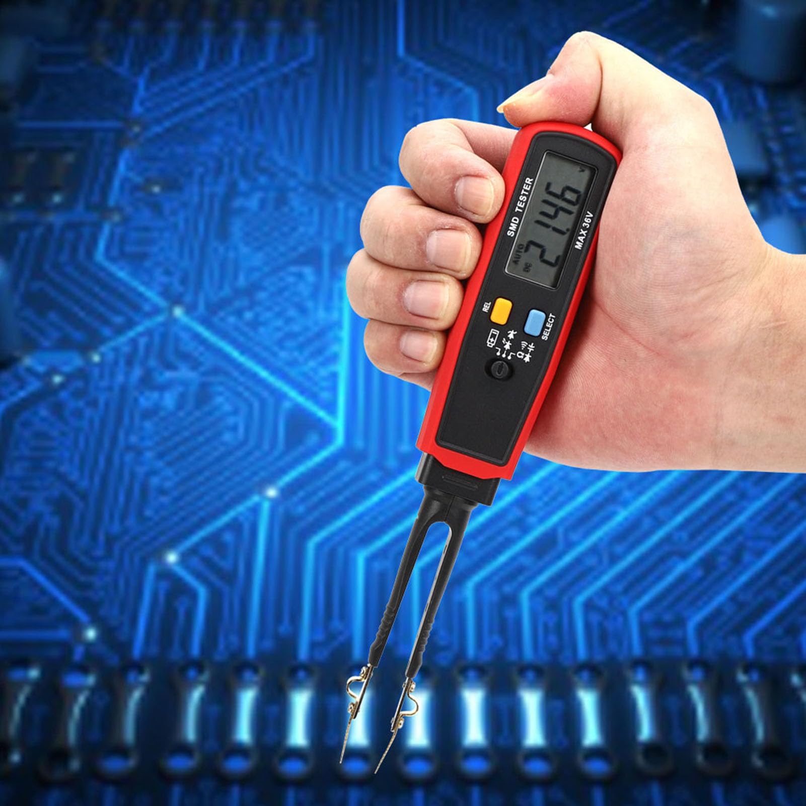 UT116C SMD Rezystancja Dioda pojemnościowa RCD Multimetr Tester z 6000 zliczeń Wyświetlacz LCD Automatyczny zakres Funkcja testu włączenia i wyłączenia dla mechaników elektroników