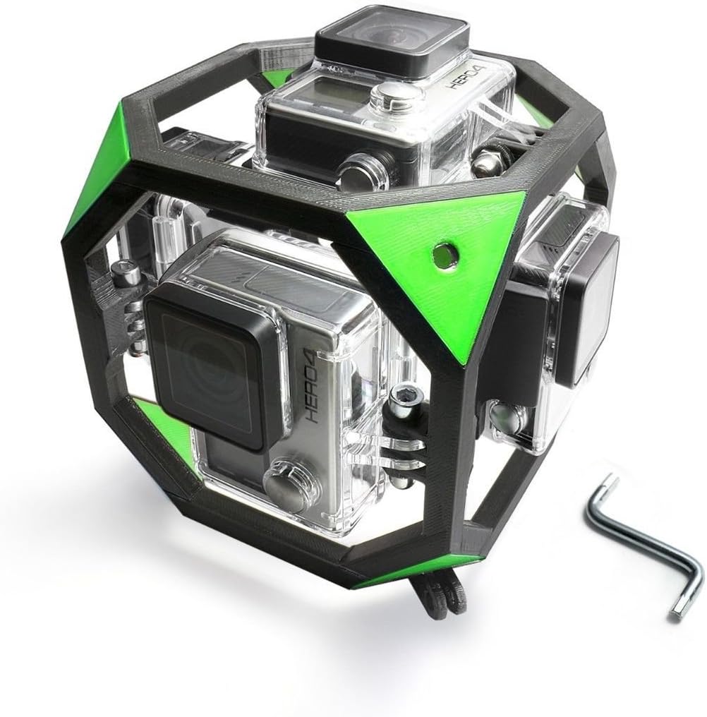360 Degree Panorama Mount Rig for 6x GoPro Go Pro HERO 3, 3+ 4 Accessory