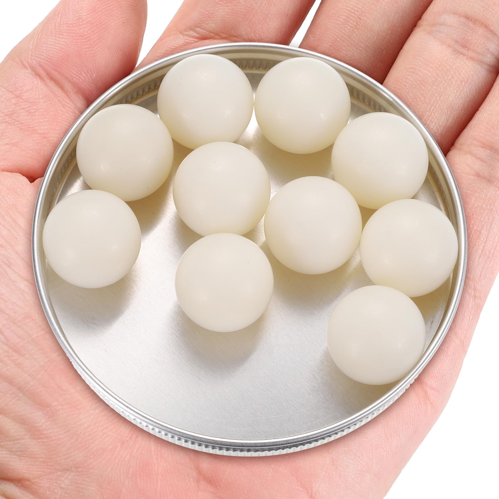 QUARKZMAN 20 Piezas Bolas de Rodamiento Nylon 3/4" (19.05mm) Plástico Sólido Precisión