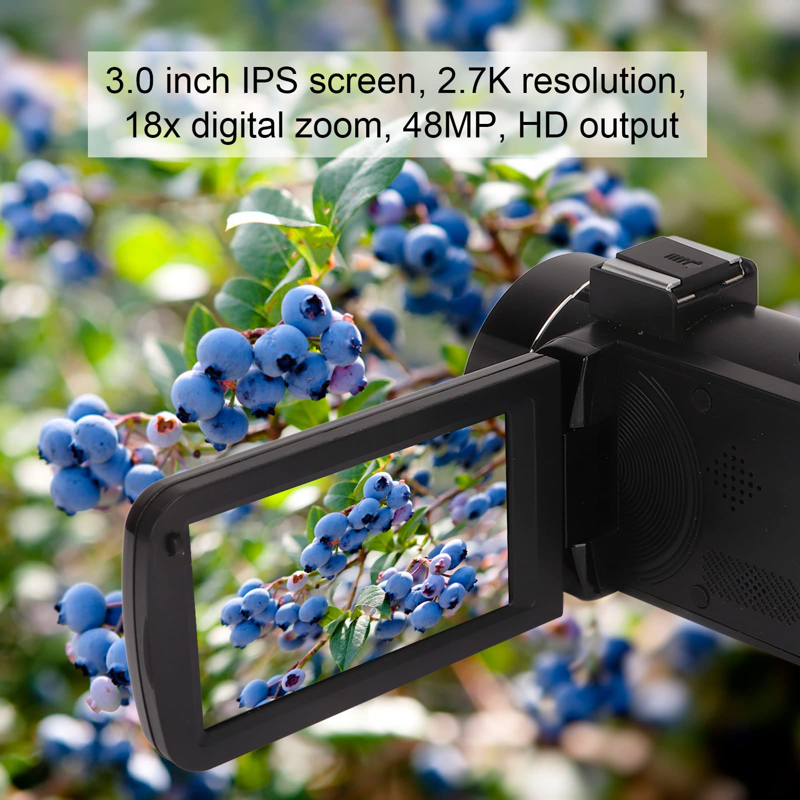 Amazon | デジタル ビデオ カメラ 2.7K 48MP フル HD デジタル カメラ