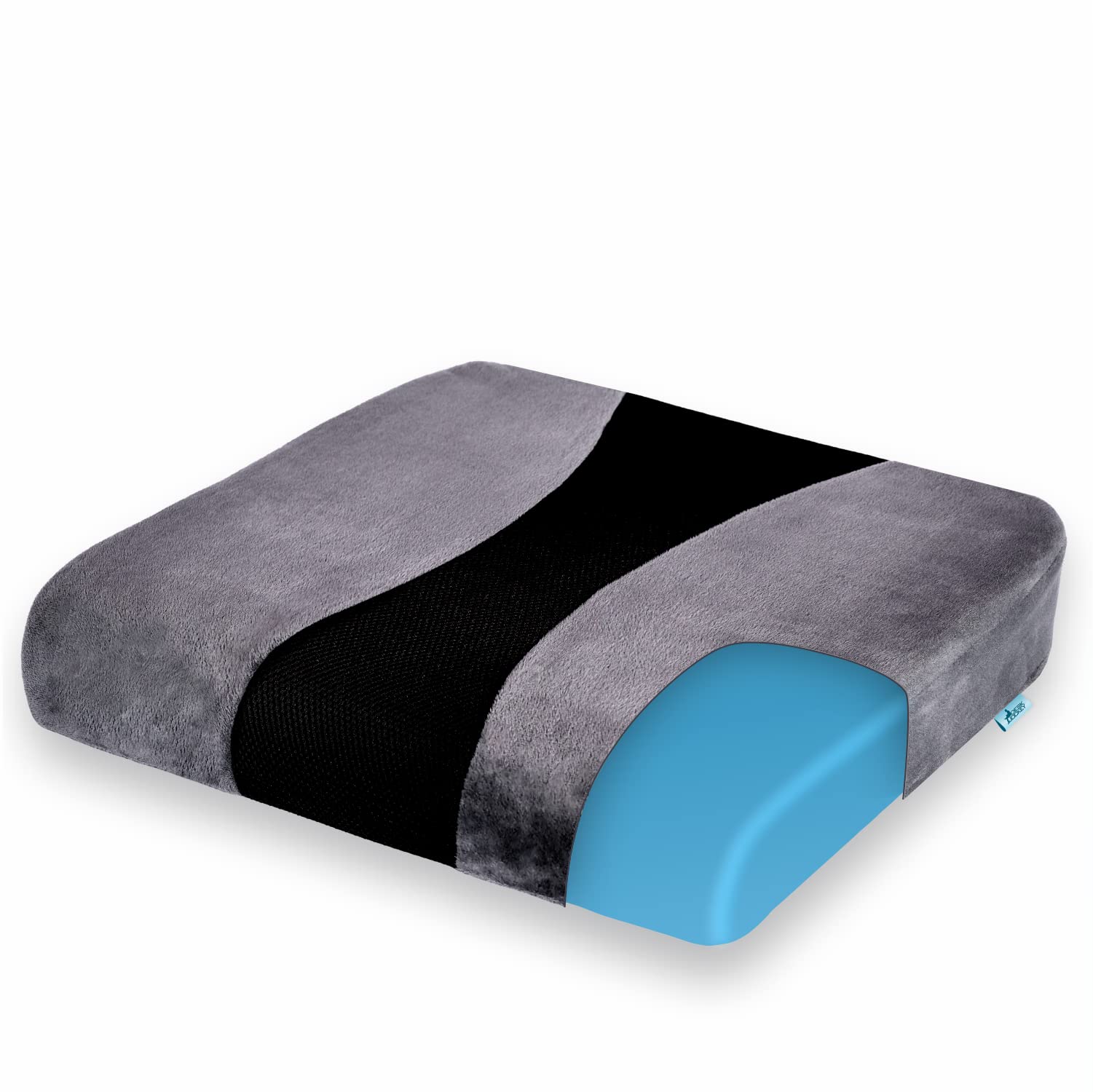 Desk Jockey Memory Foam Seat Cushion for Office Chairs, Recliners, and