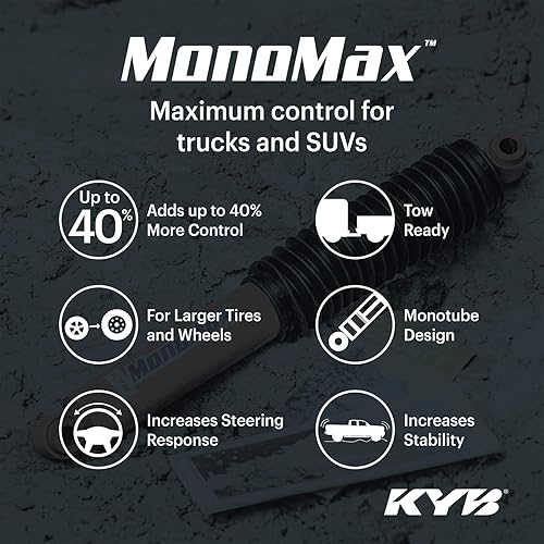 Miniatura 4 de KYB 565084 MonoMax - Amortiguador de gas, color rojo