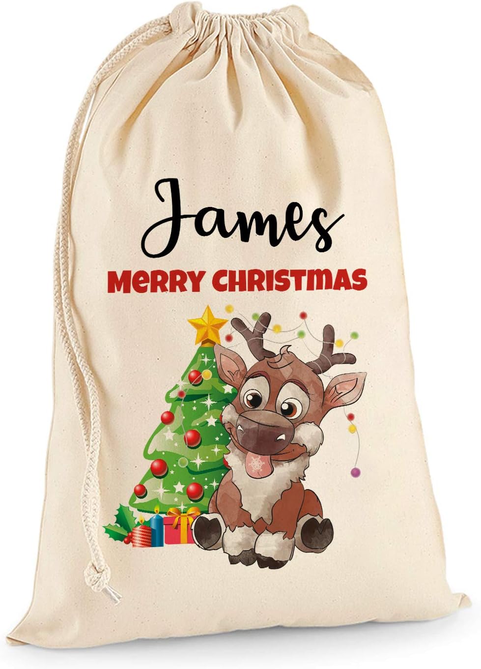 Cotton Santa Sack