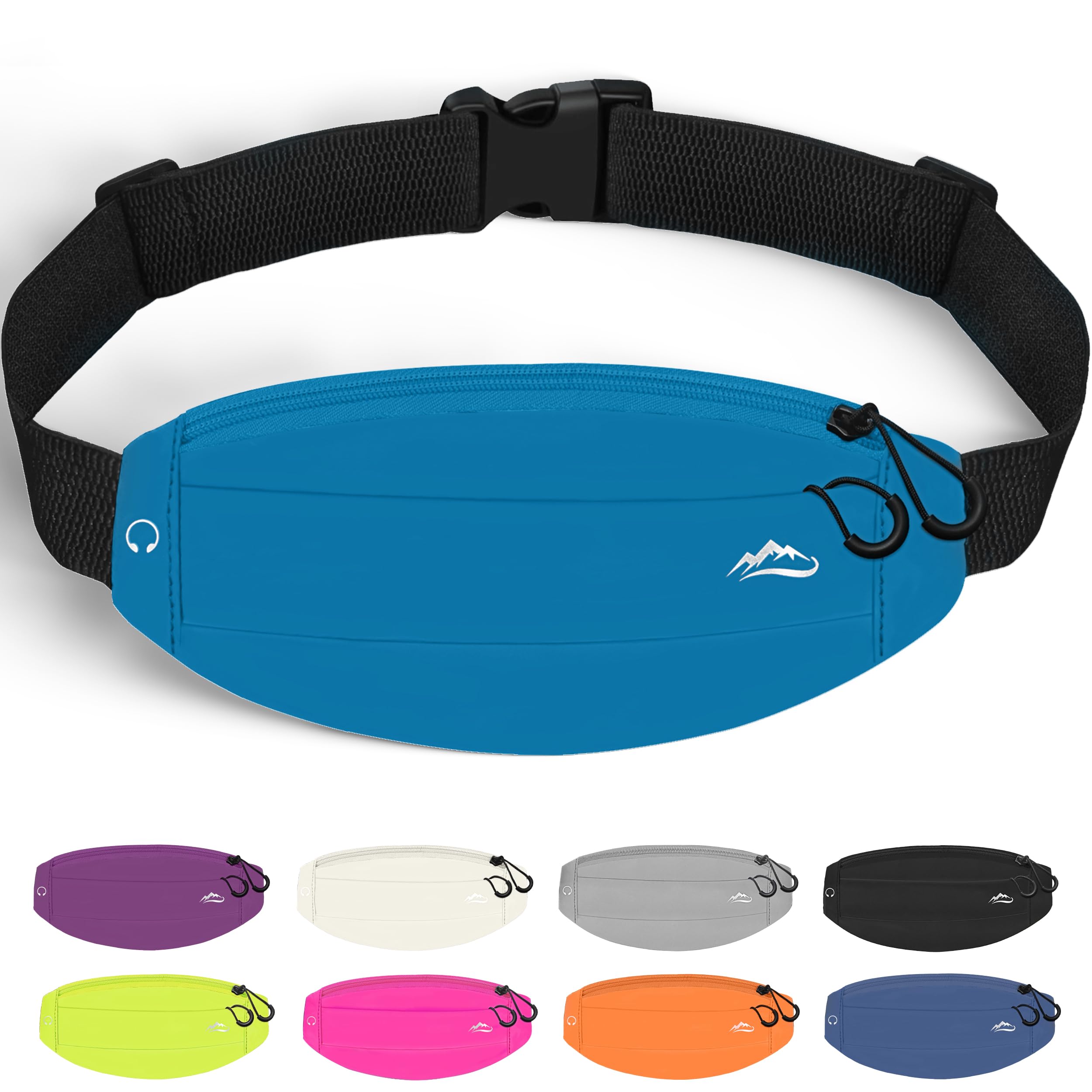 Running Belt, Running Fanny Pack Women, Whole Bag Reflective, Running Belt for Men, Running Fanny Pack, Runners Belt, Phone Holder for Running, Running Belt for Women (blue)