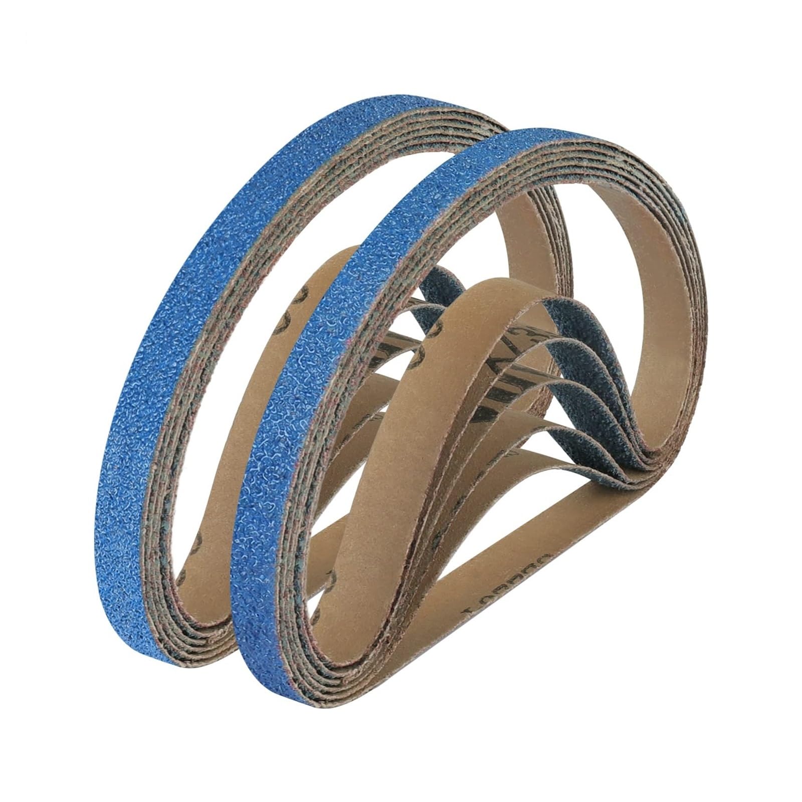 12 pezzi 1x30 pollici 762X25mm 40 60 80 120 grane assortite nastri abrasivi in ​​zirconio for levigatrici(P40)