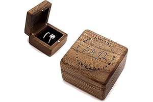 Engraved M&Ms We Do Ring Case - Wedding Ring Bearer Gift