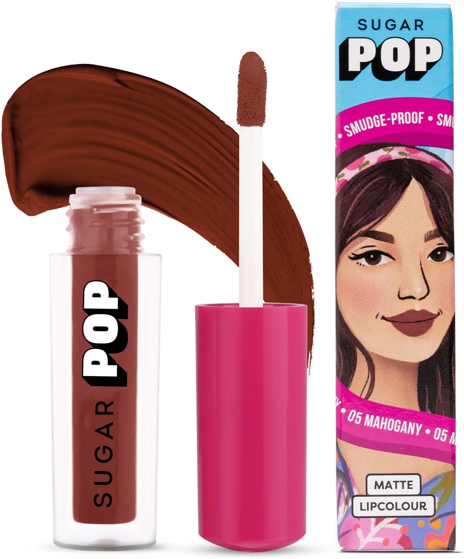 Matte Lipcolour | Vitamin E | Super-Pigmented | Smudge-proof | 1.6 ml - 05 Mahogany