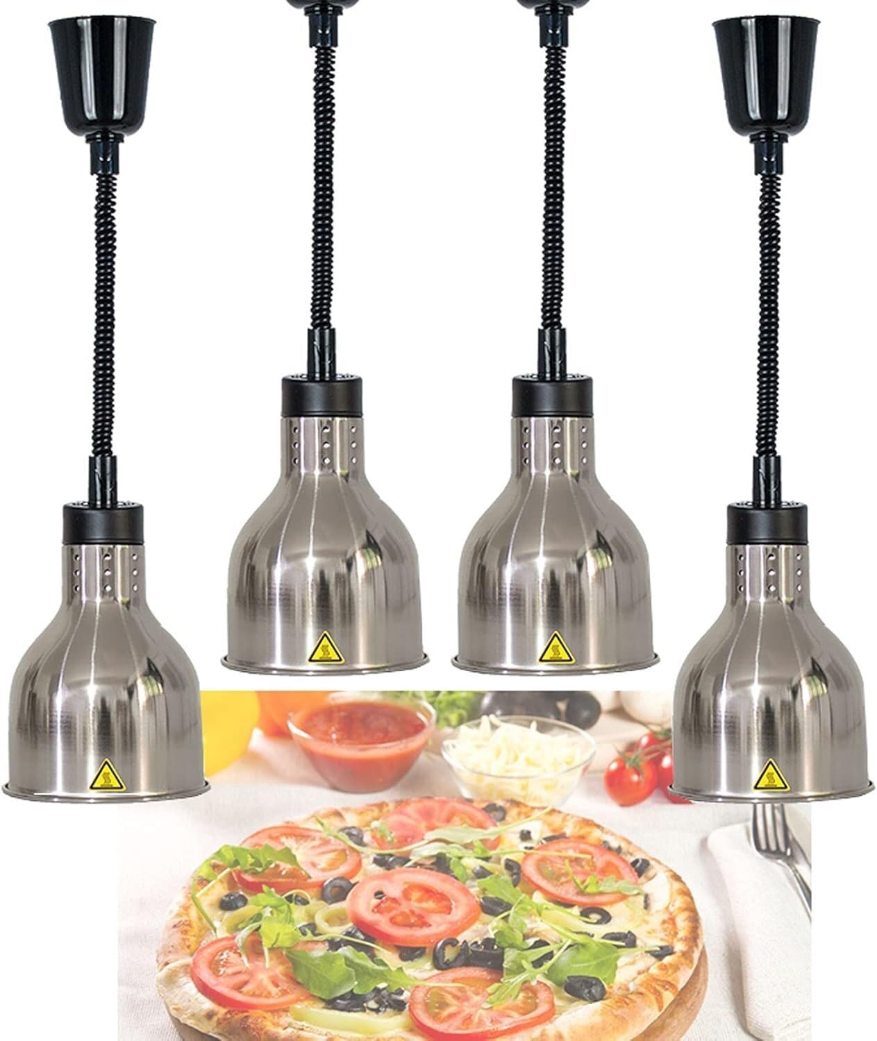 Luminaire suspendu restaurant pour maintenir les plats chauds au buffet