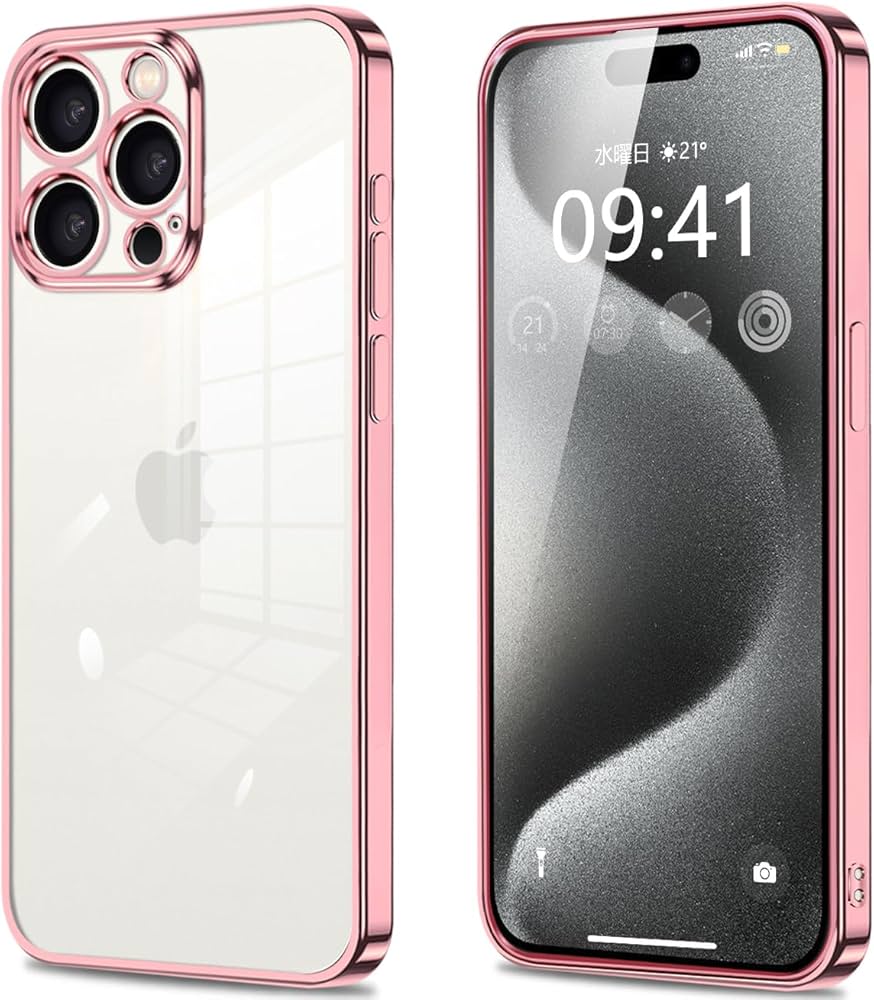 Amazon.co.jp: fuweisitong 用の iPhone15 Pro ケース クリア カメラ