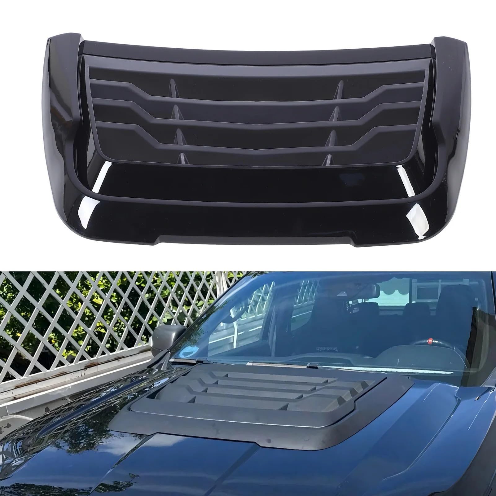 osłona bocznego wlotu powietrza Pasuje do Ford Ranger Raptor 2015-2022 XLT XLS maska ​​odpowietrznik wlotu powietrza osłona kapturka poprawia odprowadzanie ciepła Otwory Wentylacyjne Maski Samochodu