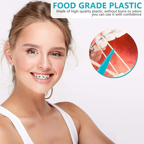 Miniatura 4 de SenseYo Herramienta de banda de goma dental, 50 piezas de llaves elásticas dentales coloridas para ortodoncia