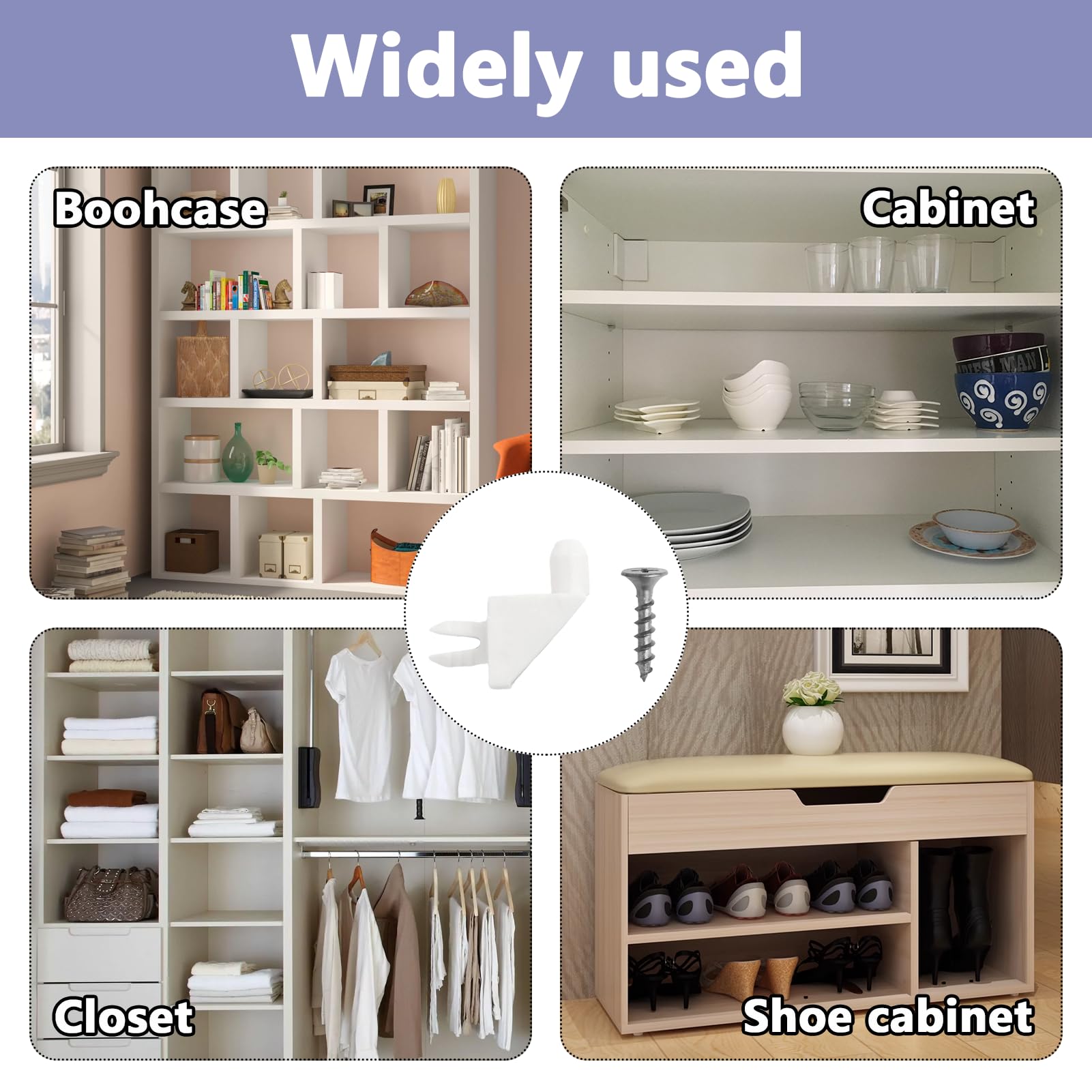 TAQUET ÉTAGÈRE 131372 Compatible Avec IKEA BILLY Fixation Support étagère Rec... EUR 15,72