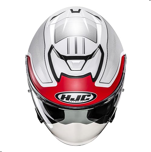 Miniatura 4 de Casco de moto de cara abierta HJC i31 Tevis, aprobado por el DOT (MC1SF, Mediano)