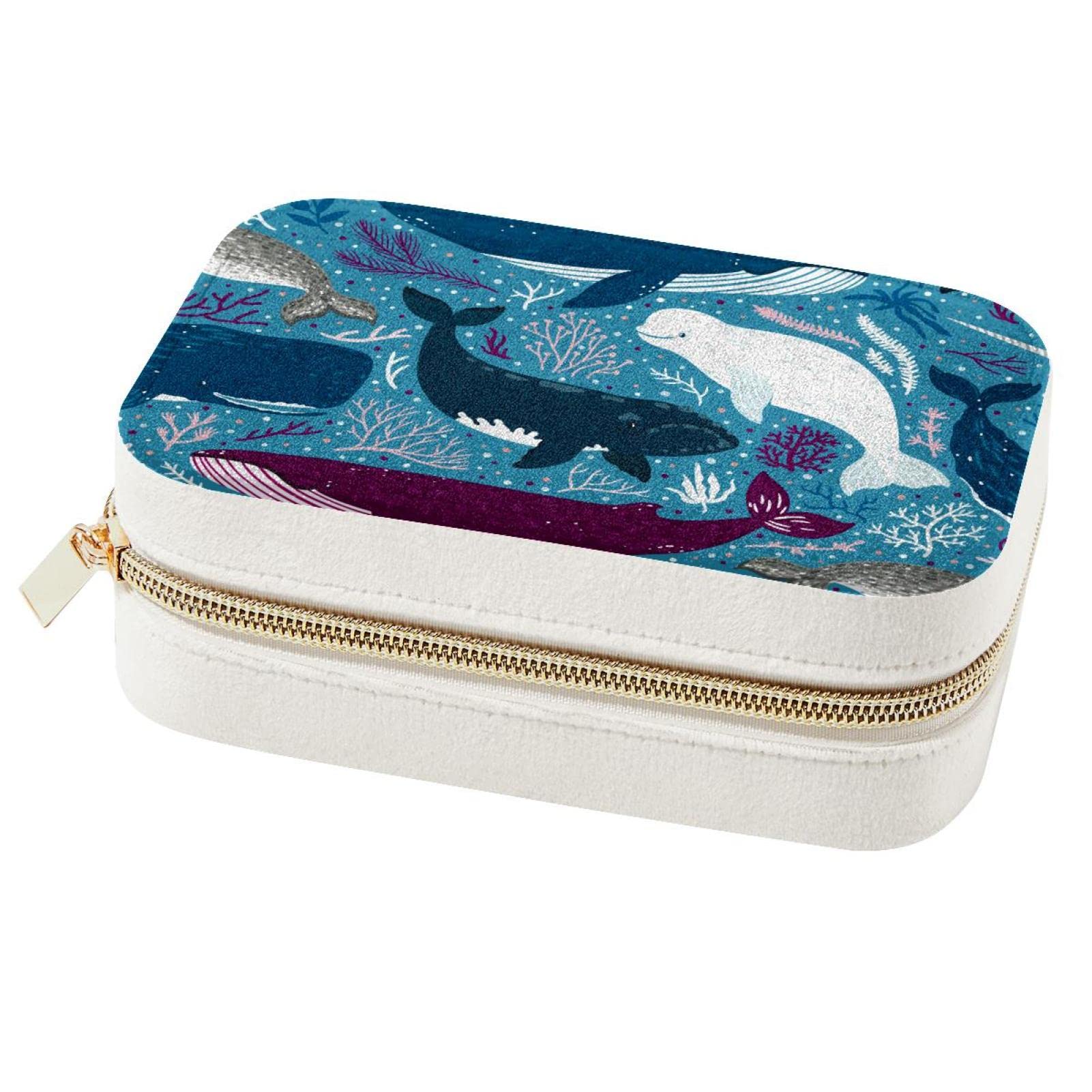 Boîte à bijoux de voyage cadeau demoiselle d'honneur baleine