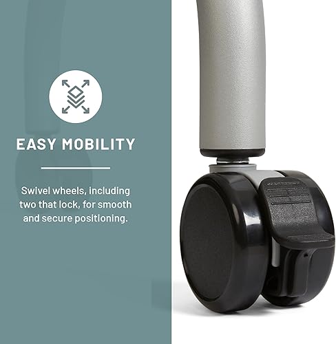 Miniatura 5 de Safco Impromptu Pizarra blanca completa, pizarra magnética de borrado en seco de doble cara para el hogar, la oficina y el aula, marco de acero de