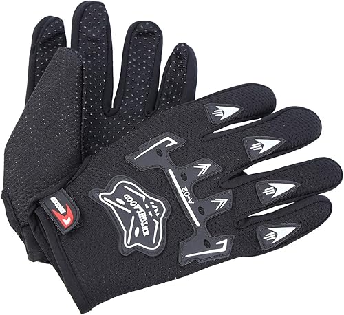 Miniatura 7 de DOT - Casco de motocross unisex, casco todoterreno, casco, guantes, gafas para moto, ATV, motocicleta (blanco, L)