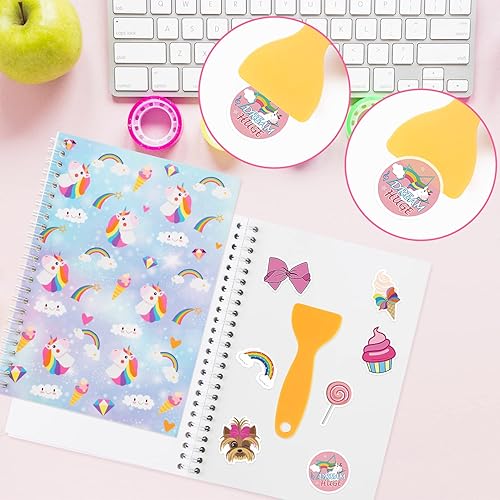 Miniatura 3 de 2 calcomanías de caballo mágico, álbum de colección de libros con espátula de plástico, reutilizables, organizador de calcomanías de almacenamiento,